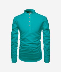 Men Solid Pure Cotton Straight Kurta For Men